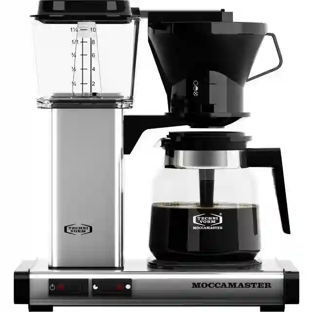 Moccamaster Manual Polished Silver Kaffemaskine